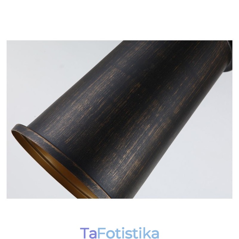 Retro Vintage 1 Light Μεταλλικό Κρεμαστό Φωτιστικό