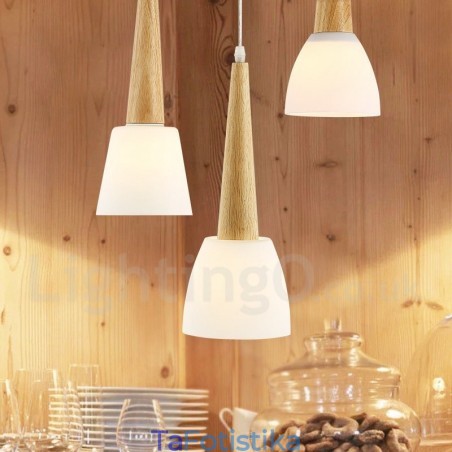 Rustic Lodge Ξύλινο Κρεμαστό Φωτιστικό με Γυάλινη Σκιά Rustic Lodge Ξύλινο Κρεμαστό Φωτιστικό με Γυάλινη Σκιά