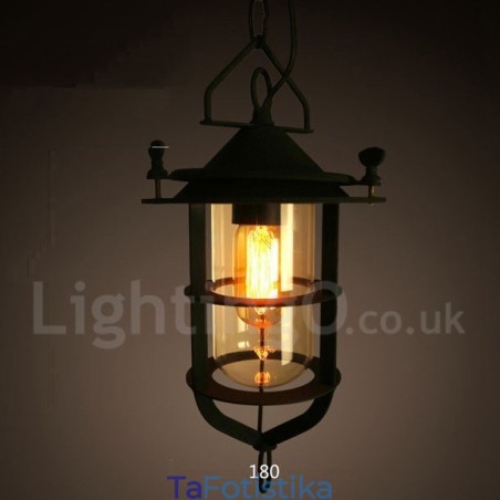 Retro Vintage Metal 1 Light Κρεμαστό Φωτιστικό Retro Vintage Metal 1 Light Κρεμαστό Φωτιστικό