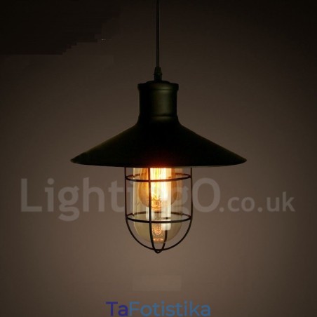Retro Vintage Metal 1 Light Κρεμαστό Φωτιστικό Retro Vintage Metal 1 Light Κρεμαστό Φωτιστικό