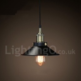 Retro Vintage Metal 1 Light Κρεμαστό Φωτιστικό