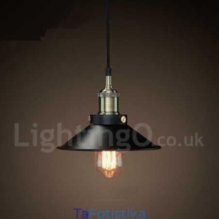Retro Vintage Metal 1 Light Κρεμαστό Φωτιστικό Retro Vintage Metal 1 Light Κρεμαστό Φωτιστικό