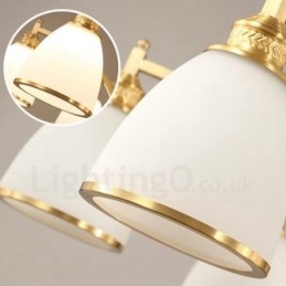 Ενσωματωμένος μεταλλικός χάλκινος πολυέλαιος 5 Light Rustic Lodge