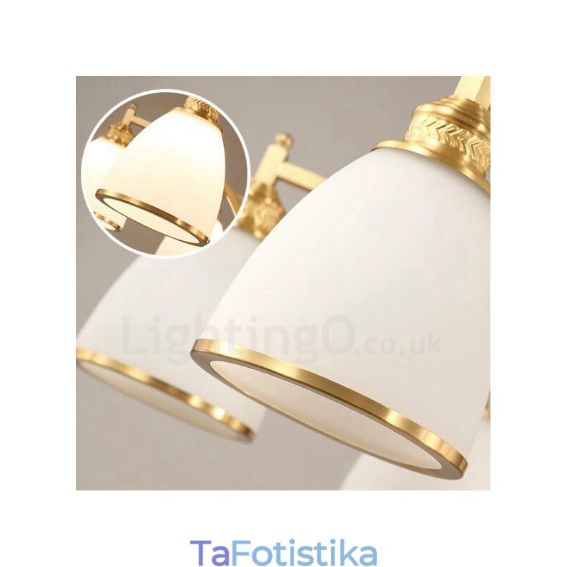 Ενσωματωμένος μεταλλικός χάλκινος πολυέλαιος 5 Light Rustic Lodge