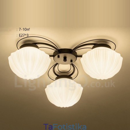 Ενσωματωμένος πολυέλαιος 3 Light Rustic Lodge Ενσωματωμένος πολυέλαιος 3 Light Rustic Lodge