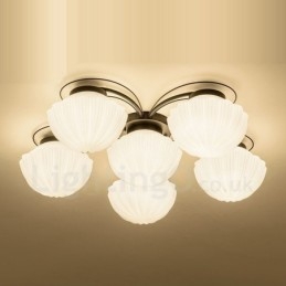 Ενσωματωμένος πολυέλαιος 6 Light Rustic Lodge