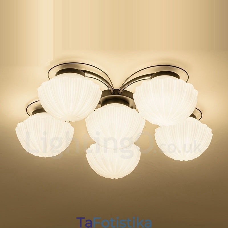 Ενσωματωμένος πολυέλαιος 6 Light Rustic Lodge