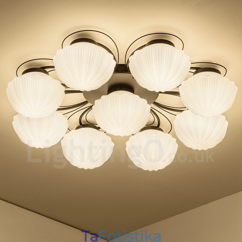 Ενσωματωμένος πολυέλαιος 9 Light Rustic Lodge