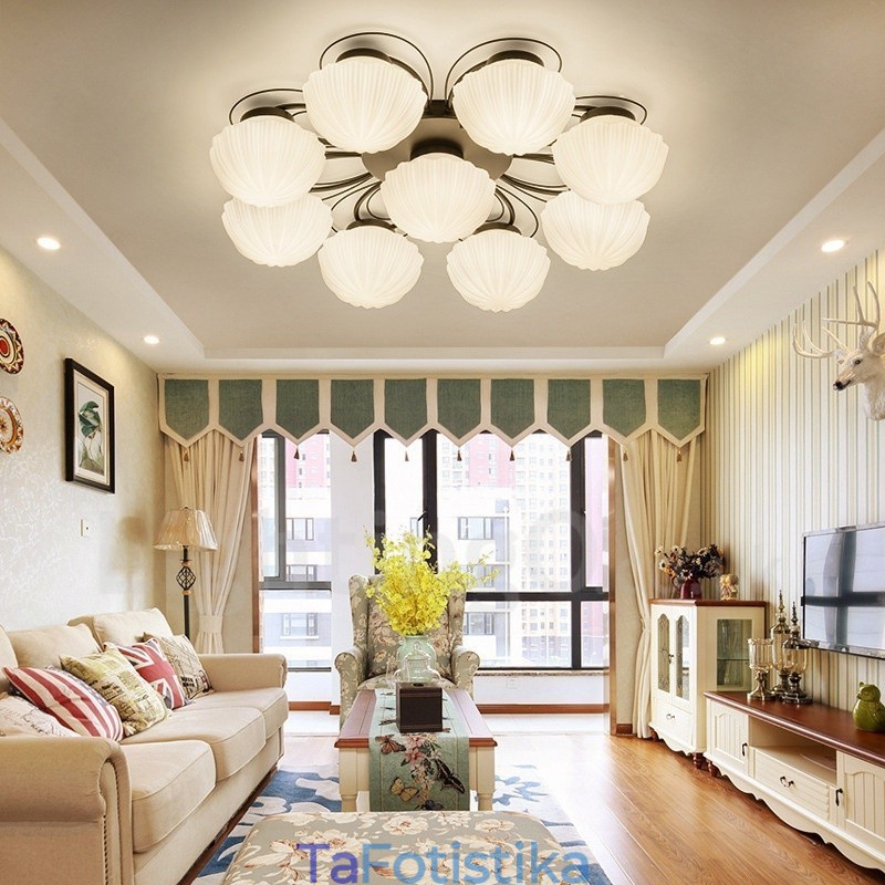 Ενσωματωμένος πολυέλαιος 9 Light Rustic Lodge