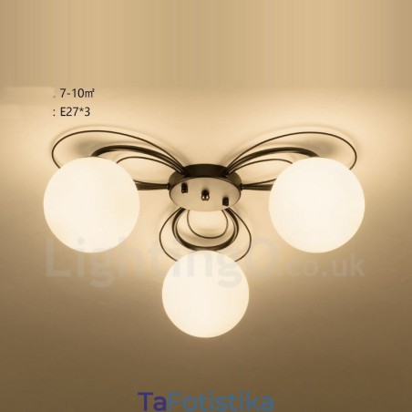 Ενσωματωμένος πολυέλαιος 3 Light Rustic Lodge Ενσωματωμένος πολυέλαιος 3 Light Rustic Lodge