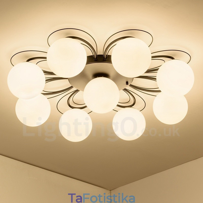 Ενσωματωμένος πολυέλαιος 9 Light Rustic Lodge
