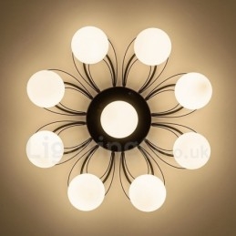 Ενσωματωμένος πολυέλαιος 9 Light Rustic Lodge