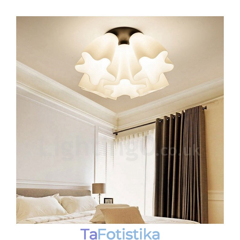 Ενσωματωμένος πολυέλαιος 5 Light Rustic Lodge