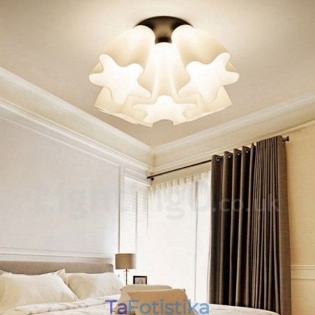 Ενσωματωμένος πολυέλαιος 5 Light Rustic Lodge Ενσωματωμένος πολυέλαιος 5 Light Rustic Lodge