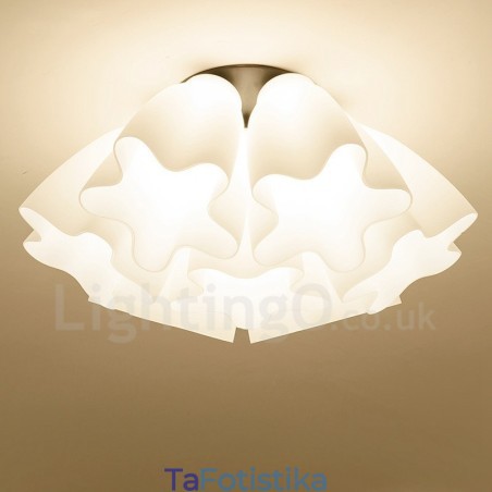 Ενσωματωμένος πολυέλαιος 7 Light Rustic Lodge Ενσωματωμένος πολυέλαιος 7 Light Rustic Lodge