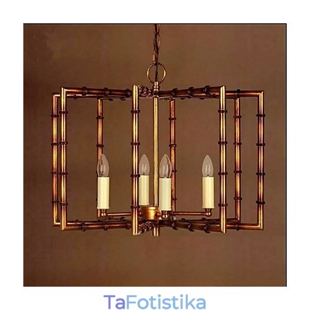 American Country Simple Antique Copper Iron Chandelier Chandelier Creative American Country Simple Antique Copper Iron Chandelier Chandelier Creative