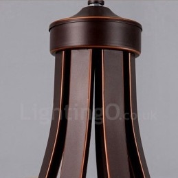 Ενσωματωμένος μεταλλικός πολυέλαιος 8 Light Rustic Lodge