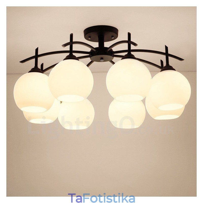 8 Light Παραδοσιακός Κλασικός Ενσωματωμένος Πολυέλαιος