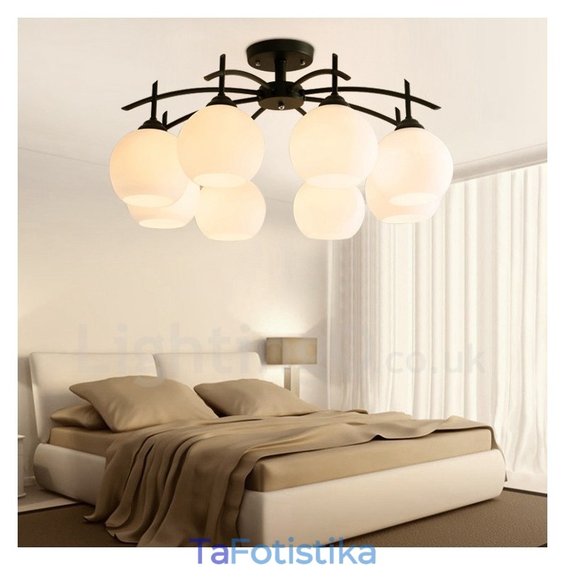 8 Light Παραδοσιακός Κλασικός Ενσωματωμένος Πολυέλαιος