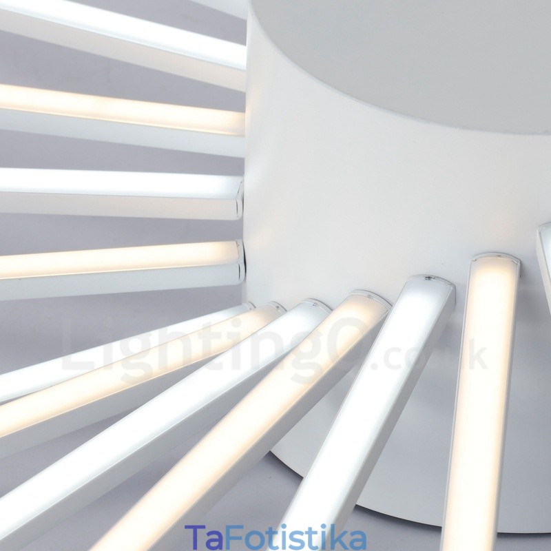 28 Light Modern Contemporary Ενσωματωμένος Μεταλλικός Πολυέλαιος