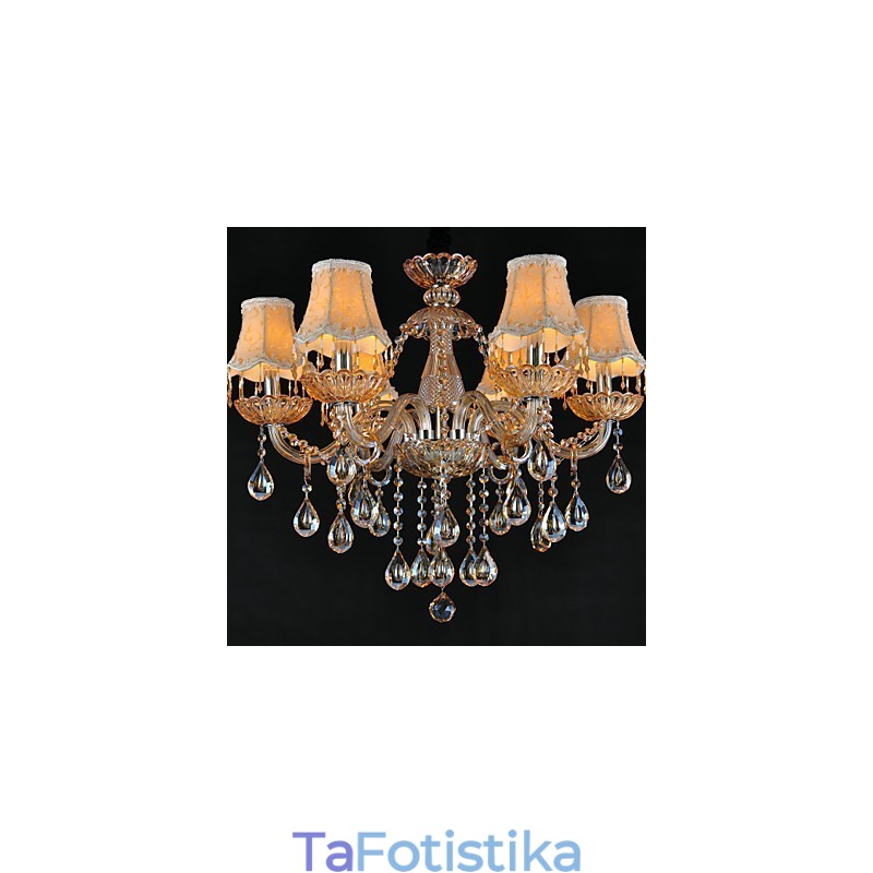 Πολυέλαιος Crystal Traditional Classic Glass 6 Light