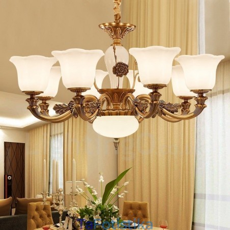 Πολυέλαιος 8 Light Traditional Classic Ενσωματωμένος Μεταλλικός Πολυτελής Πολυέλαιος 8 Light Traditional Classic Ενσωματωμένος Μεταλλικός Πολυτελής