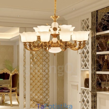 Πολυέλαιος 15 Light Traditional Classic Ενσωματωμένος Μεταλλικός Πολυτελής Πολυέλαιος 15 Light Traditional Classic Ενσωματωμένος Μεταλλικός Πολυτελής