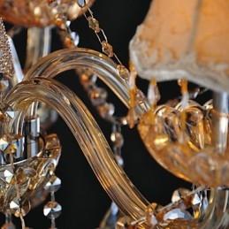 Πολυέλαιος Crystal Traditional Classic Glass 6 Light