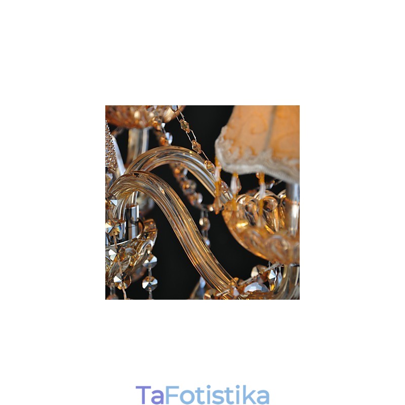 Πολυέλαιος Crystal Traditional Classic Glass 6 Light