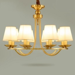 Ορειχάλκινος 8 Light Rustic Lodge Ενσωματωμένος Μεταλλικός Χάλκινος Πολυέλαιος