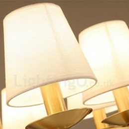 Ορειχάλκινος 8 Light Rustic Lodge Ενσωματωμένος Μεταλλικός Χάλκινος Πολυέλαιος