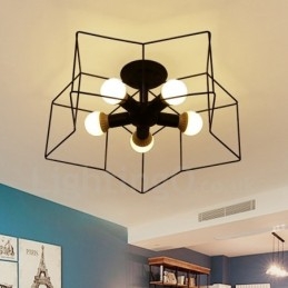 Ενσωματωμένος πολυέλαιος 5 Light Rustic Lodge