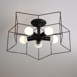 Ενσωματωμένος πολυέλαιος 5 Light Rustic Lodge