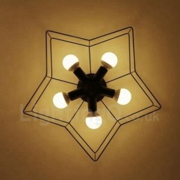 Ενσωματωμένος πολυέλαιος 5 Light Rustic Lodge
