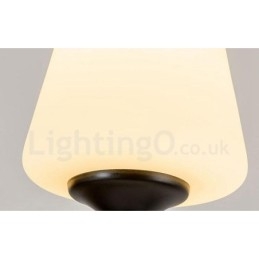 Ενσωματωμένος μεταλλικός πολυέλαιος 3 Light Rustic Lodge