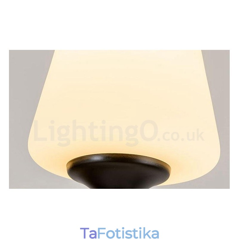 Ενσωματωμένος μεταλλικός πολυέλαιος 3 Light Rustic Lodge