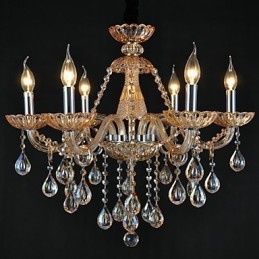 Πολυέλαιος Crystal Traditional Classic Glass 6 Light