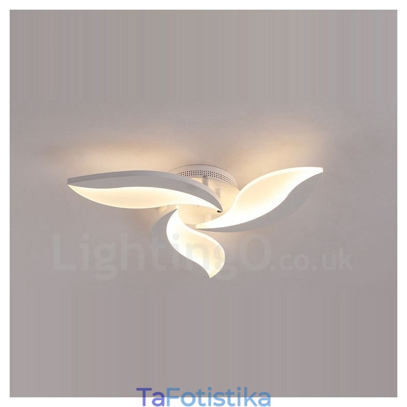 3 Light Modern Contemporary Ενσωματωμένος Πολυέλαιος