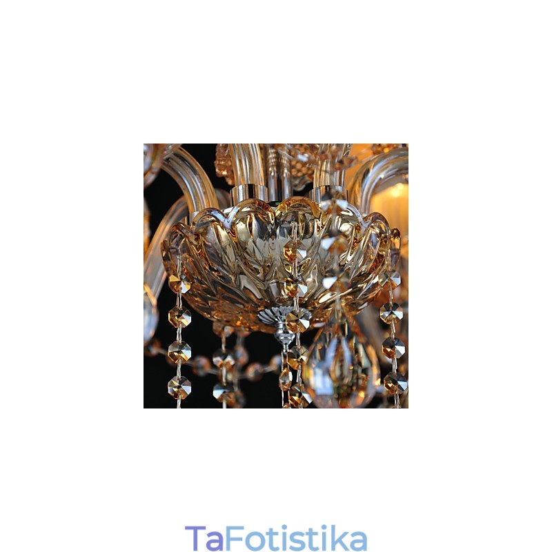 Πολυέλαιος Crystal Traditional Classic Glass 6 Light