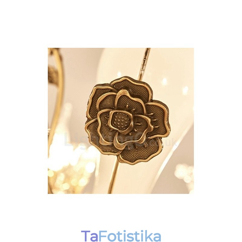 8 Light Traditional Classic Ενσωματωμένος Μεταλλικός Πολυέλαιος