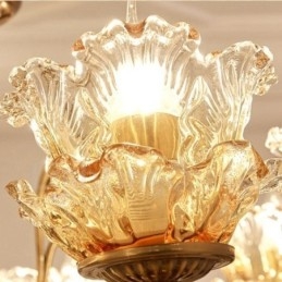 8 Light Traditional Classic Ενσωματωμένος Μεταλλικός Πολυέλαιος