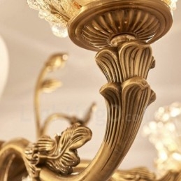 15 Light Traditional Classic Ενσωματωμένος Μεταλλικός Πολυέλαιος