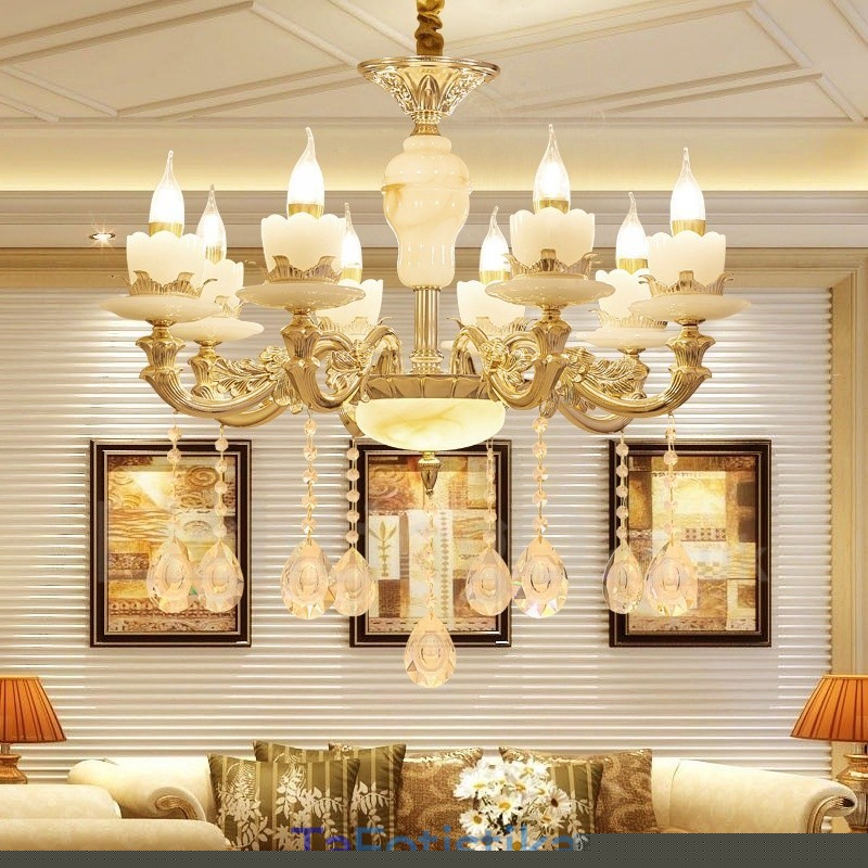 8 Light Traditional Classic Ενσωματωμένος Μεταλλικός Πολυέλαιος