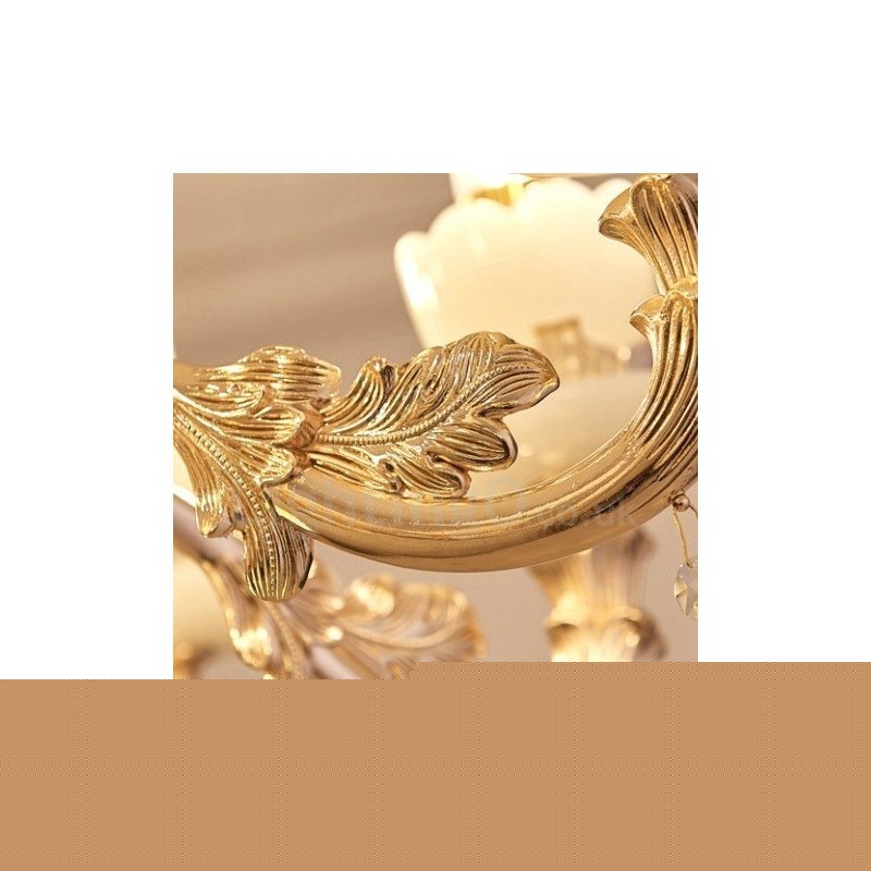 8 Light Traditional Classic Ενσωματωμένος Μεταλλικός Πολυέλαιος