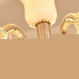 8 Light Traditional Classic Ενσωματωμένος Μεταλλικός Πολυέλαιος