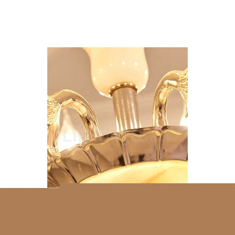 8 Light Traditional Classic Ενσωματωμένος Μεταλλικός Πολυέλαιος