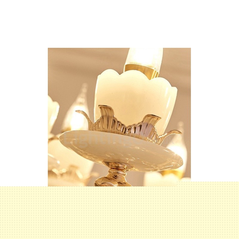 8 Light Traditional Classic Ενσωματωμένος Μεταλλικός Πολυέλαιος