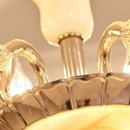 15 Light Traditional Classic Ενσωματωμένος Μεταλλικός Πολυέλαιος