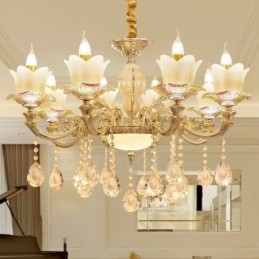 8 Light Traditional Classic Ενσωματωμένος Μεταλλικός Πολυέλαιος