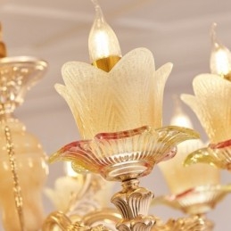 8 Light Traditional Classic Ενσωματωμένος Μεταλλικός Πολυέλαιος